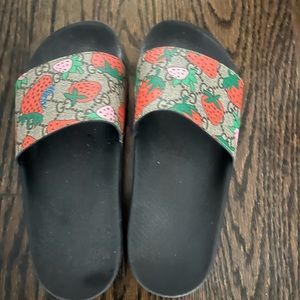 Gucci Strawberry Slides